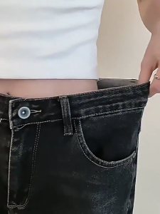 Four Pointed Star Waist Fastener Adjustable Waist Cinching Metal Button Nonsewing For Loose Jeans Pants Waist Tightening