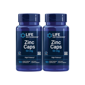 Life Extension Zinc Caps 50mg 90 Caps OptiZinc Vegetarian