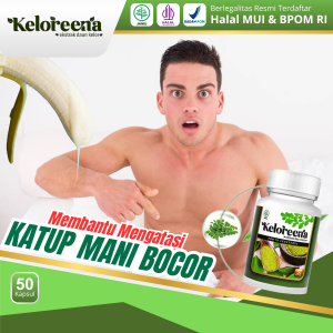 Obat Penyubur Sperma Pria Katup Mani Bocor Pengental Sperma Pria Keloreena Kapsul Ekstrak Daun Kelor 100% Original Resmi BPOM & Halal