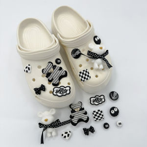 10pcs CROCS jibbitz quyến rũ 3D Trắng Gấu khóa giày trang trí cho CROCS