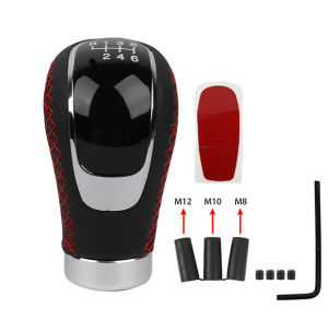 Leather Car Gear Knob Manual Universal JDM Style Auto Speed Switch Lever Head Comfort Safety Automobile Stick Shifter Knob Car Accessories