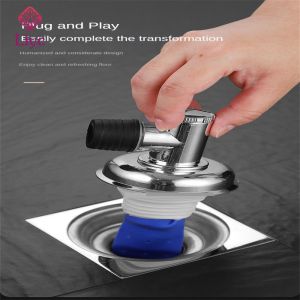 liyc Washing Machine Floor Drainage Universal Waste Drain Pipe Washing Machine Sewer Dual-purpose Floor Drain Drainage Toilet Kitchen Anti-odor Three-way Floor Drain Connector