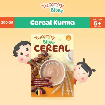 [LAZADA EXCLUSIVE] Yummy Bites Cereal 200 GR/ MPASI Baby/ Bubur Bayi