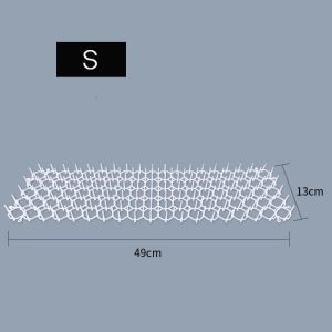 Cat Scat Mat Anti-Cat and Pest Plastic Prickle Strip Cat Repellent Pad Outdoor Anti Cat Dog 34*43CM