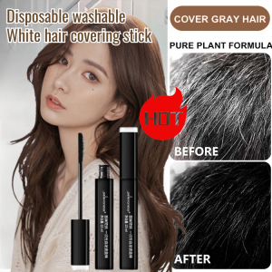 🥳Big Discount 🥳Washable Temporary Hair Color Pen For Root Touch Up And Gray Coverage Non Transfer Hair Makeup Stick For Emergency Use Quick Coverage And Travel-friendly Hair Color Pen Gray Coverage Root Touch Up