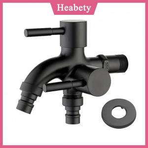 Heabety  304 thép không gỉ vòi một thành hai ra đa chức năng đôi-outlet máy giặt vòi ngoài trời Vườn bồn rửa hồ bơi vòi