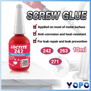 YoPo 242 271 Metal Thread Anaerobic Adhesive 10ml Thread Fixative Adhesive Screw Fixing Glue