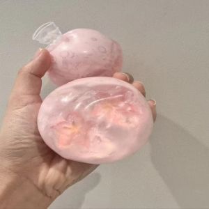 SIRENXI Hoa anh đào bên trong Bóng mềm Tái tạo chậm Tăng chậm Bóng Fidget Đồ chơi bóp Trong suốt Đồ chơi bóp Trò chơi giác quan