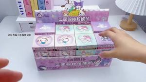 Sanrio Cinnamoroll Pochacco kuromi Mymelody Little Twin Stars Sticky Note Cartoon Style Tape Decorative Diy Scrapbooking tape Collage material Decor journal Stationery supplies