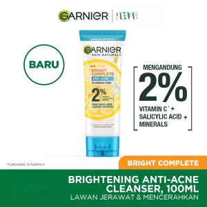 Garnier Bright Complete Anti Acne Series | Clear Up | Serum | Sachet | Face Wash | Masker Wajah | BPOM