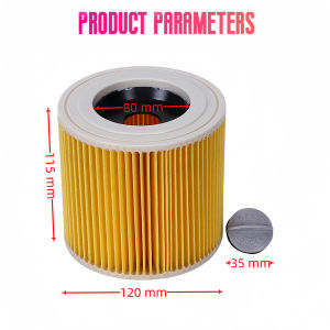 HEPA Filter Element Replacement For Karcher Vacuum Cleaner A1000 A2204 A2504 WD2 WD3 3300 MV2 MV3