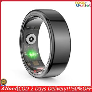 [ToolOutlet]R02 Smart Ring Fitness Tracker Ring 5.0 Bluetooth-Compatible Heart Rate Tracker Multi-sport Modes for Android for IOS