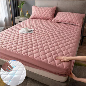 Waterproof Queen Mattress Protector Singe/Queen/King Bedspread Fitted Bedsheet Quilted Cover Foam Deep Pocket