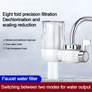 JUTBONG 8 Layers Filtration Faucet-mounted Water Filter Removable Washable Tap Water Purifier Creative Physical Filtering Water Purifier Household Use