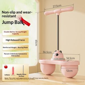 Fun Jumping Ball For Children Double Ball Ankle Skip Toy Exercise Playground/Ankle Skip Ball/Bola Lompat Kaki/Jump Ball
