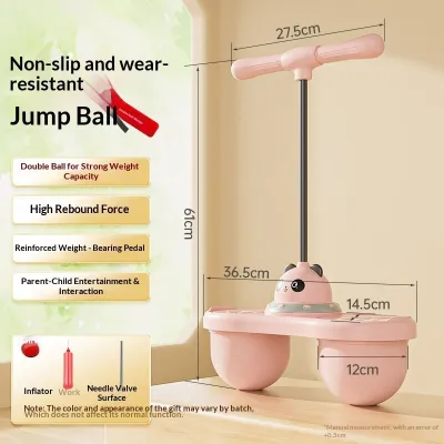 Fun Jumping Ball For Children Double Ball Ankle Skip Toy Exercise Playground/Ankle Skip Ball/Bola Lompat Kaki/Jump Ball