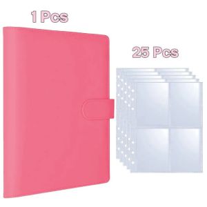 25pcs Page(4 Grids) Photo Card A5-Binder Kpop Photo Albums Idol Cards Loose-leaf Collect Book Binder Binder Photocard Holder2026