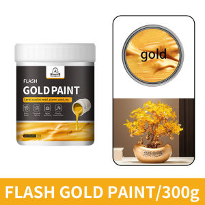 🔥24K Gold Paint 1kg for metal Imported large-capacity high-quality gold leaf paint 50 years without fading For Metal Metallic Gold Acrylic Paint