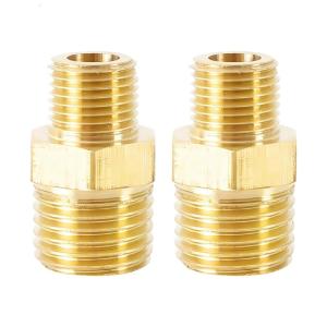 Mạnh mẽ đôi nam đồng thau ren Phù hợp phổ Đầu nối ống univsersal Ống Adapter cho home & công nghiệp sử dụng