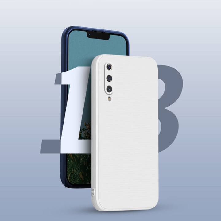 For Xiaomi Redmi 9T 9i 9C 9AT 9A 8A 6A Dual Pro Power Prime Sport NFC  Liquid Silicone TPU Phone Case Straight Edge Soft Shell Protective Cover 