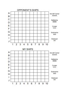 Soulchips Battleship Pen and Paper Games Kraftbook Notebook ♥