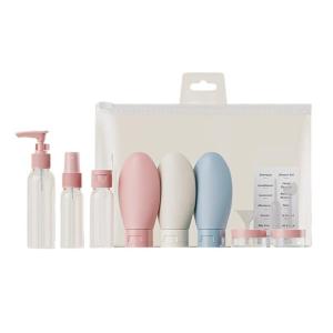 Silicone Gel Travel Refillable Bottle Set Lotion Cream Shower Gel Shampoo Essence Empty Liquid Container Storage