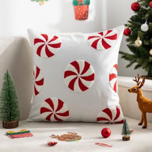 Cushion Cover Santa Claus Sofa Cover Self-use Elegant Home Style Festive Atmosphere During the Holiday Season