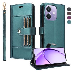 New Phone Case For OPPO A3 A3X A5X A5 Pro Magnetic Leather Wallet Card Slot Flip Cover Casing