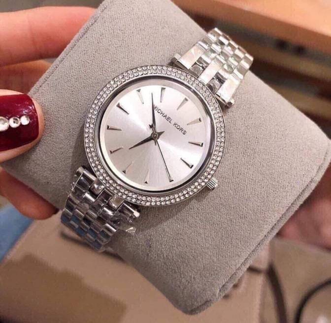 Michael kors mk3190 darci sales silver watch