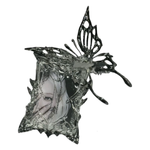 Stylish Photocard Holder with 3D Butterfly Magnetic Sleeve Plastic Kpop Idol Clear Photo Display Protective Cover