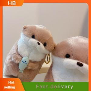 HB Cute Little Otter Hug Fish Plush Doll Pendant Doll Gift Gift Cute Girl Heart Creative Gift