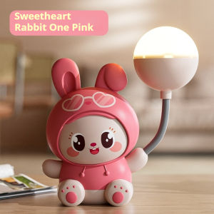 4-hour delivery 】Cartoon cute childrens student eye protection desk lamp night lamp dormitory bedroom bedside lamp兒童床頭燈