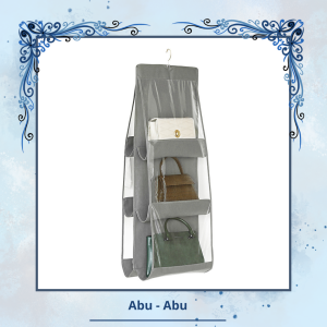 Rak Gantung Tas 6 Sekat / Bag Storage Praktis / Bag Organizer Murah