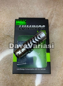 Promo Lampu Depan H6 Luminos Laser Gun 2 Warna Senja Biru AC DC Universal Vario Beat Supra Mio Astrea Satria DLL