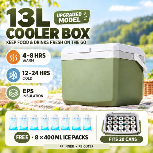 Portable Ice Cooler Box 13L/16L/30L Insulated Cold Storage Container for Outdoor Picnic Camping Fishing