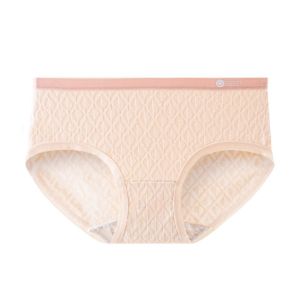 SEA JJT Seamless Breathable Cotton Mid-Waist Womens Briefs Comfortable and Non-Scratchy