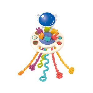 Baltra Baby Sensory Toys Silicone Pull String Activity Toys Montessori Toys for Infants Toddlers