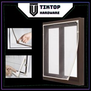 TIKTOP DIY Magnetic Full Set Mosquito Net Self-Adhesive Window Mesh Magnet Insect Net Anti Bug Kelambu Jaring Nyamuk