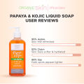 Organic Skin Japan Papaya & Kojic + Calamansi Liquid Soap 250 ml Moisture Face and Body Wash. 
