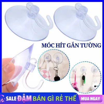 SET 10 Móc Hút Chân Không Gắn Tường Gạch Bông Kính Không Cần Dán - Móc Hít Tường Treo Đồ Tiện Dụng / Móc Treo Quần Áo Đồ Dùng Treo Tường Siêu Chắc Chắn Đa Năng Phù Hợp Dán Trong Nhà Bếp Phòng Tắm Buồng Ngủ Tiện Lợi