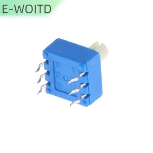 【E-WOITD】 สวิตช์เข้ารหัส1ชิ้น ERD110RS เข้ารหัสโรตารี10บิต0-9 3:3พร้อมสวิตช์ที่จับ