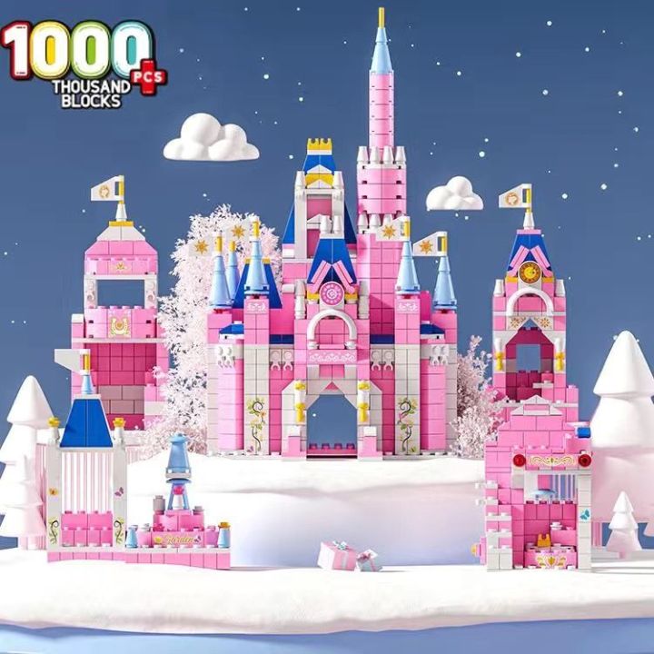1000pcs Girls Castle Princess Building Blocks Girls Dream House