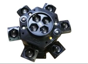 M-60+ 6 Arms Party Lights  LED DJ Stage Lights Moving Head Disco Light DMX512 & Sound Activated Rotating Light Starlight for Wedding Live House KTV Bar & Club