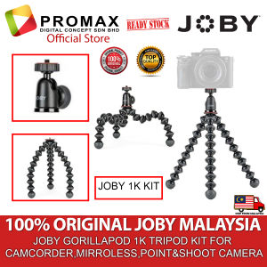 Ship 24 Hour! Joby Gorillapod 1K Flexible Mini-Tripod with Ball Head Kit / 1k kit 100% Original Malaysia