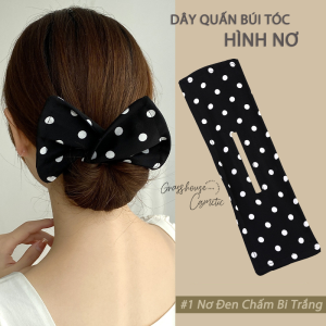 Deft Bun Bow Hairpin dây quấn búi tóc hình nơ sang trọng nhẹ nhàng quý phái - Hàng có sẵn