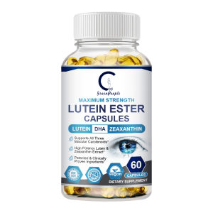 GPGP GreenPeople Eye Vitamins Lutein Zeaxanthin & Bilberry Extract - Supports Eye Strain Dry Eyes and Vision Health - Lutein Blend Capsules 叶黄素