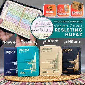 Al-Quran Madinah A7 Mini Resleting  - Alquran Saku Travel 30 Juz Tajwid Warna Mushaf Al Quran kecil