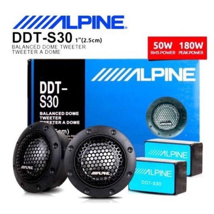 Limited Stock Car Tweeter Alpine DDT-S30 with Crossover Titanium Dome ...