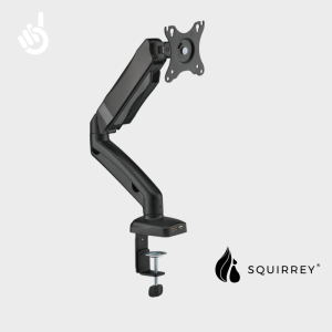 Squirrey Gas Or Mechanic Spring Monitor Mount Arm 17-30 Inch 9kg Load 360° Rotate VESA 75/100