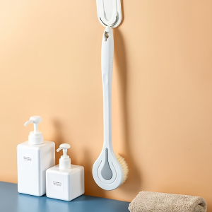 1pcs Long Handle Bath Shower Brush Soft Hair Bath Brush Back Ball Brush Bathroom Body Brushes Mud Scrub Back Brush Massage Brush